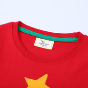 Mädchen Langarmkleid mit festlichem Weihnachtsbaum-Motiv Drune