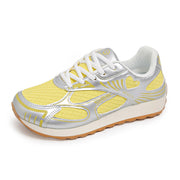 Damen Sportliche Sneakers mit atmungsaktivem Netzoberteil und flexibler Laufsohle