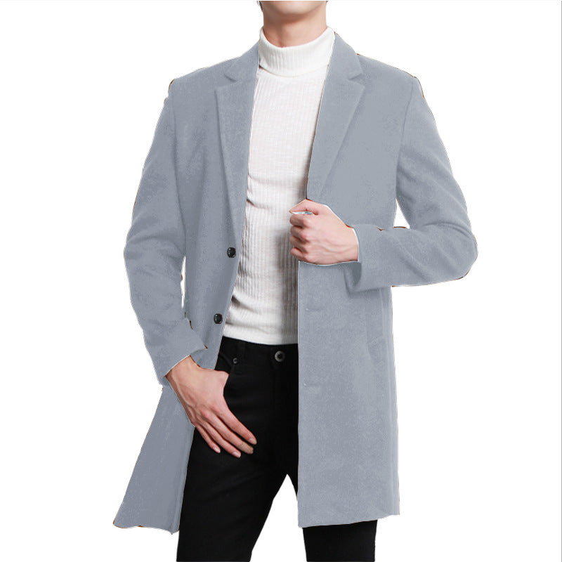 Herren eleganter Woolcoat mit modernem Schnitt Aliams