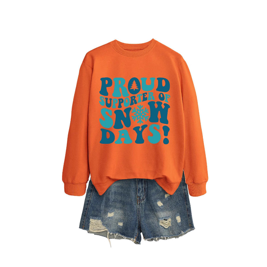 Damen Sweatshirt mit kreativem Aufdruck und lässigem Schnitt