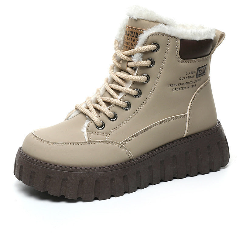 Damen Winterstiefel mit bequemem Fleece-Futter und rutschfester Sohle