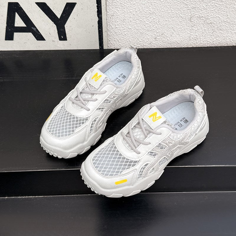 Damen Atmungsaktive Freizeitsneaker mit rutschfester Laufsohle und stabiler Konstruktion