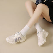 Damen Sportliche Sneakers mit rutschfester Laufsohle und atmungsaktivem Obermaterial