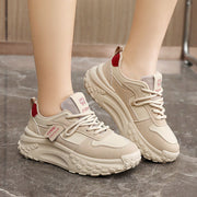 Damen modische Chunky Sneakers mit atmungsaktivem Mesh-Obermaterial