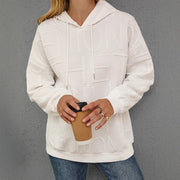 Damen Oversize Kapuzenpullover mit strukturiertem Design