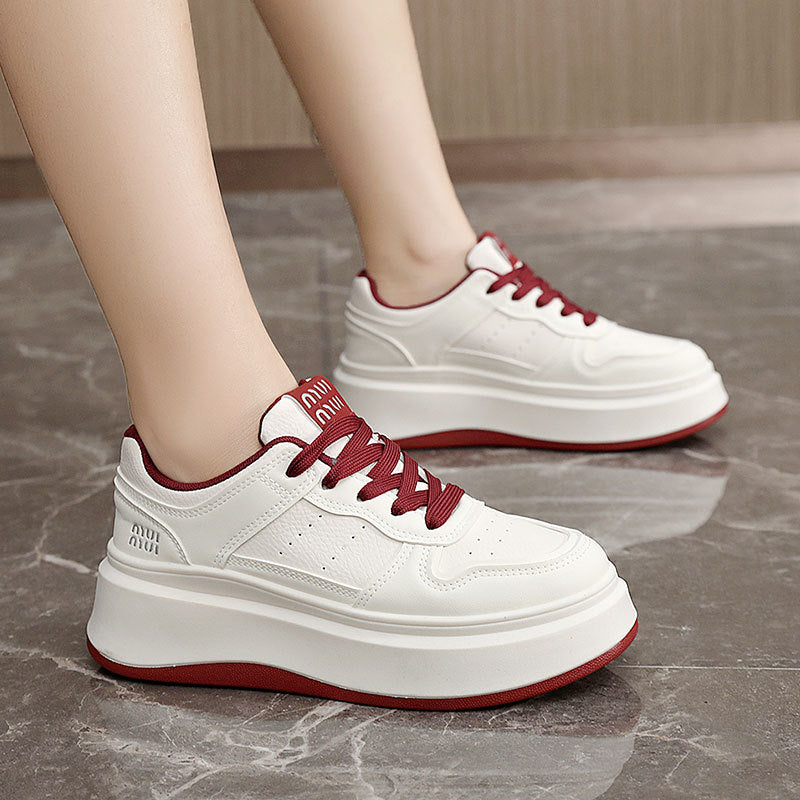 Damen Modische Chunky Sneakers mit dämpfender Laufsohle und atmungsaktivem Obermaterial