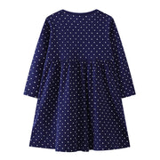 Mädchen Langarmkleid mit festlichem Einhorn-Motiv Drune
