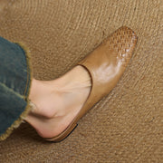 Nora | Damen Leder Mules mit stilvollem Look