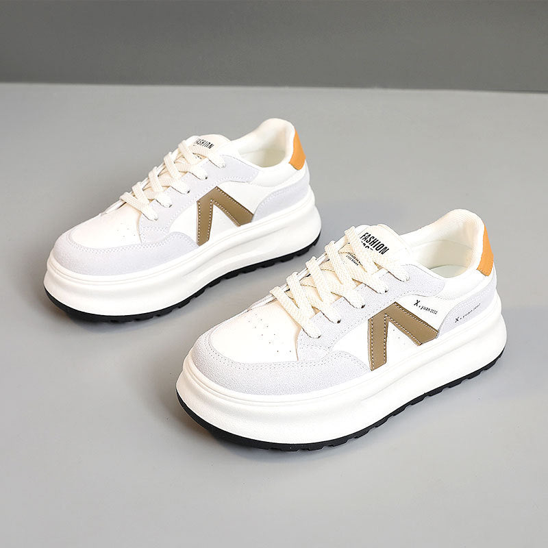 Damen modische Chunky Sneakers mit dämpfender Fußbetttechnologie