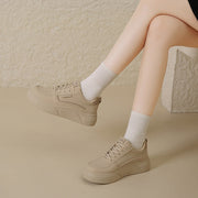 Damen Sportliche Plateau Sneakers