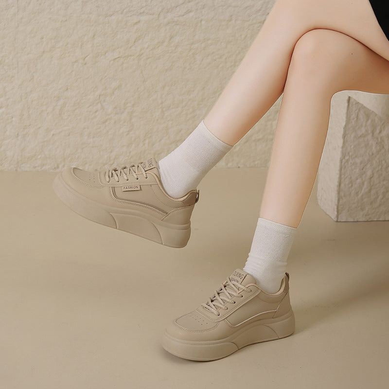 Damen Sportliche Plateau Sneakers