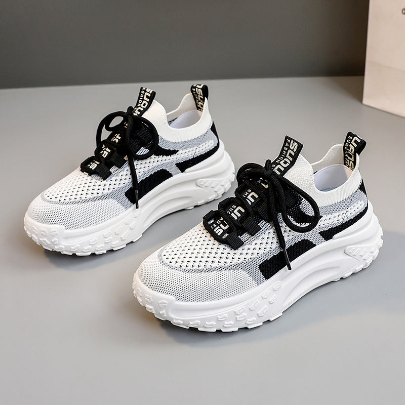 Damen Sportliche Fashion Sneakers mit atmungsaktivem Obermaterial