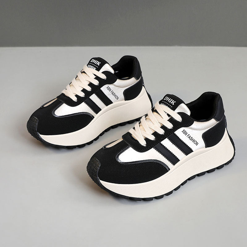 Damen Sportliche Chunky Sneakers mit rutschfester Laufsohle und atmungsaktivem Obermaterial