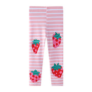 Mädchen Leggings mit fröhlichem Erdbeer-Design Drune