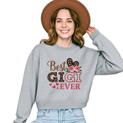 Damen Sweatshirt mit kreativem Gigi-Motiv