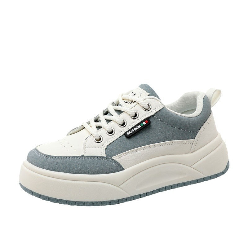 Damen Sportliche Plateau-Sneaker mit atmungsaktivem Mesh-