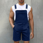 Herren Lässige Denim-Latzhose Heidi-Mode