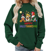 Damen Sweatshirt mit fröhlichem Feiertagsdesign