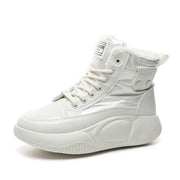 Damen Hohe Winter Sneakers mit warmem Innenfutter und rutschfester Sohle
