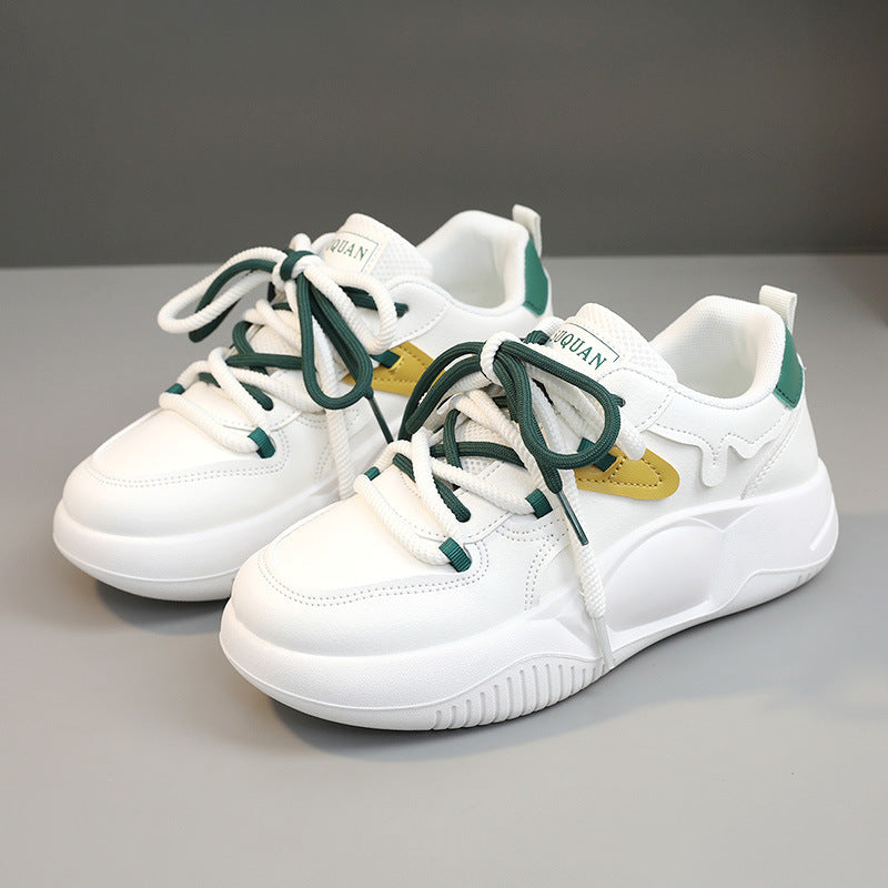 Damen modische Sport Sneakers mit praktischen Schnürsenkeln und dämpfender Laufsohle