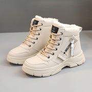Damen High-Top Sneakers mit warmem Fleece-Innenfutter und rutschfester Sohle