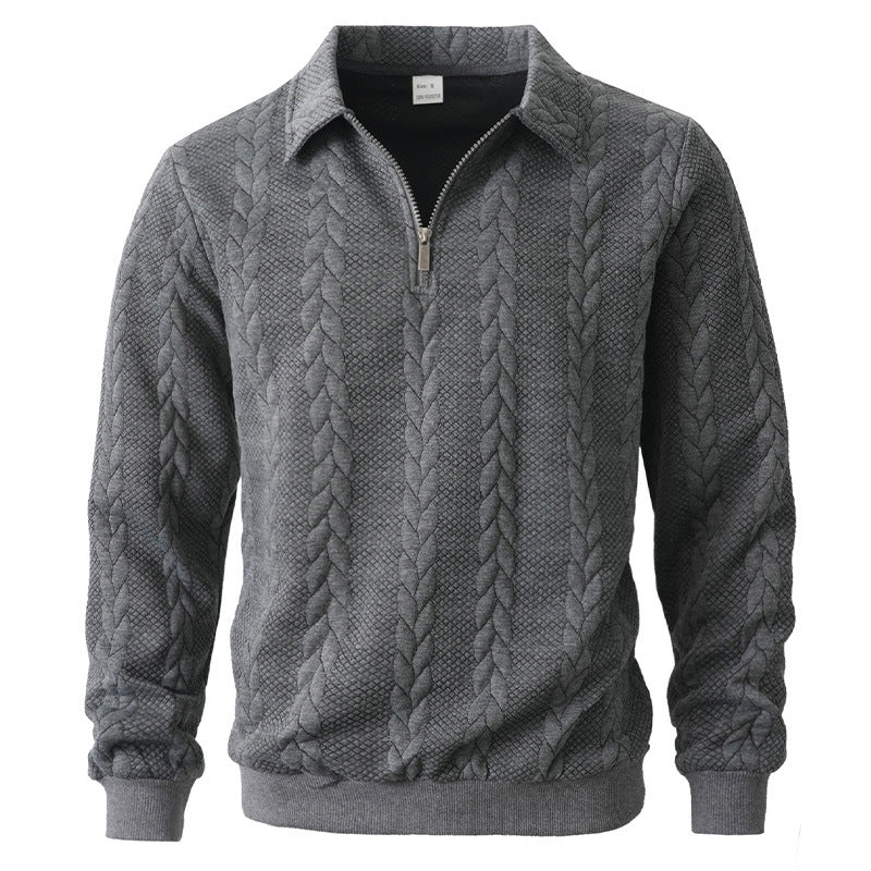 SIMONE™ | ELEGANTES POLOHEMD MIT VIERTELREIẞVERSCHLUSS AUS STRICK