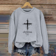 Damen Sweatshirt mit christlichem Motiv und weichem Innenfutter