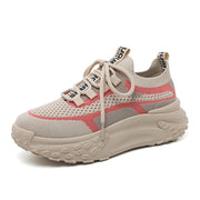 Damen Sportliche Fashion Sneakers mit atmungsaktivem Obermaterial