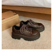 Damen Chunky Schnürschuhe mit rutschfester Profilsohle und stilvollem Design Heidi-Mode