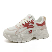 Damen Sportliche Chunky Sneakers mit atmungsaktiver Mesh-Oberfläche und stoßdämpfender Sohle