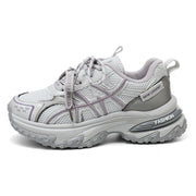 Damen Sportliche Sneakers mit atmungsaktiver Mesh-Oberfläche und stoßdämpfendem Fußbett