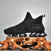 Damen Sportliche Strick-Sneaker mit rutschfester Sohle und innovativer Dämpfungstechnologie