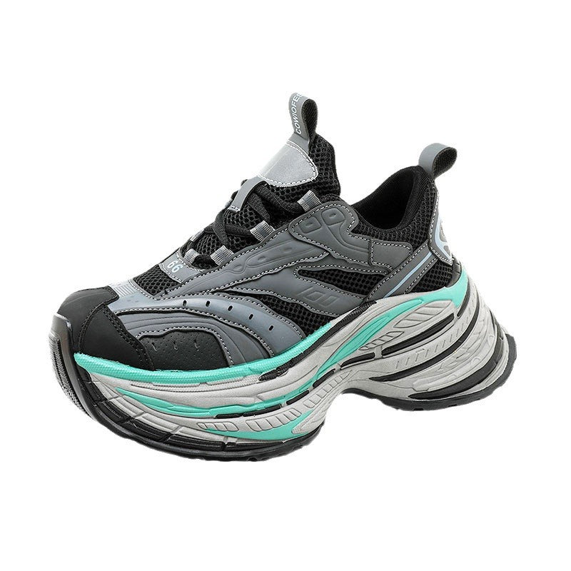 Damen Sportliche Chunky Sneakers mit ergonomischer Dämpfung und atmungsaktiver Mesh-Oberfläche