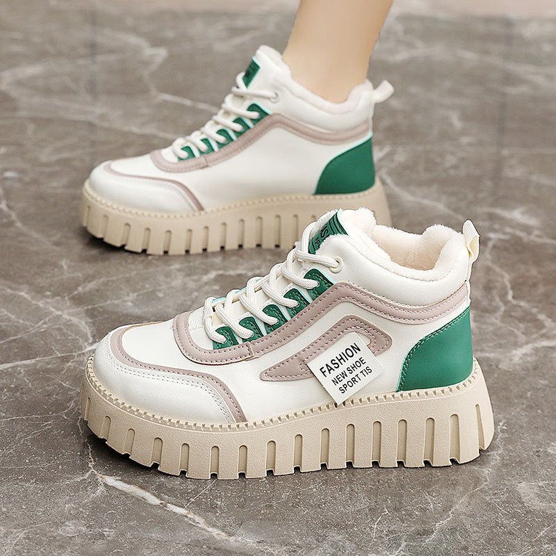 Damen High-Top Sneaker mit dämpfender Sohle und atmungsaktivem Design