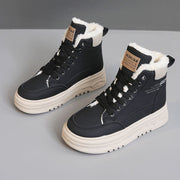 Damen High-Top Sneakers mit warmem Fleece-Futter und rutschfester Laufsohle