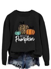 Damen Sweatshirt mit kreativem Herbstmotiv und lässigem Schnitt
