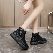 Damen Winterliche High-Top Stiefel mit Fleece-Futter und rutschfester Sohle