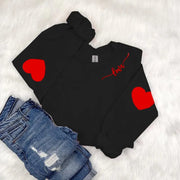 Damen Sweatshirt mit Herzen-Design und lässigem Schnitt