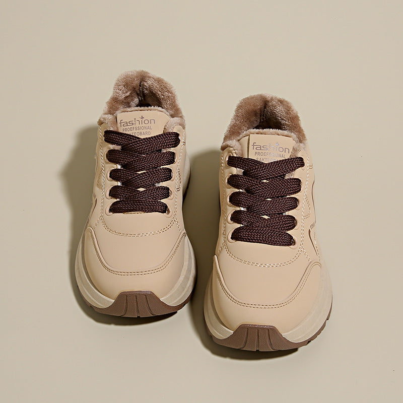 Damen Sneakers mit robuster Gummisohle und atmungsaktivem Mesh-Obermaterial