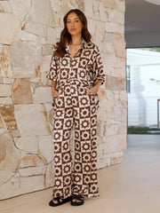 Salome | Schickes zweiteiliges bedrucktes Co-Ord Set