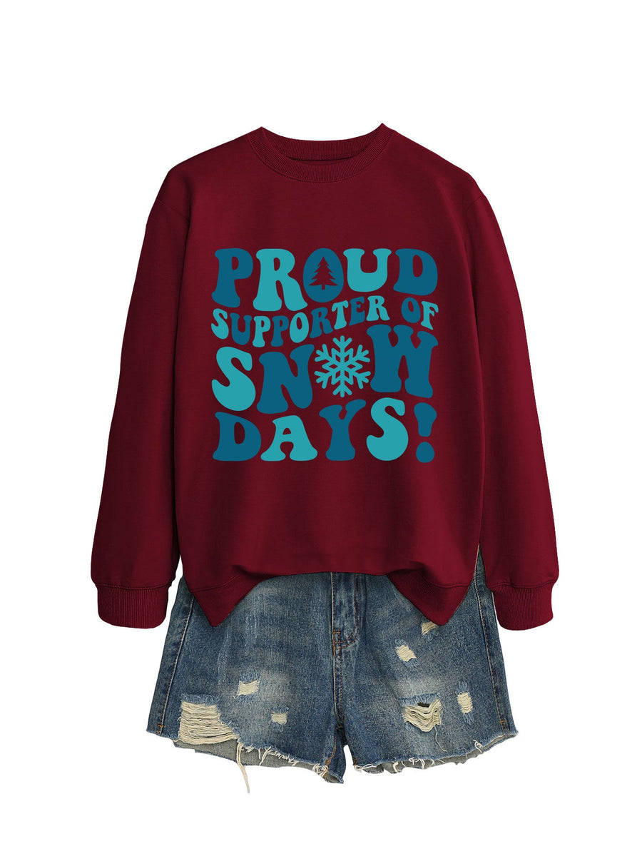 Damen Sweatshirt mit kreativem Aufdruck und lässigem Schnitt