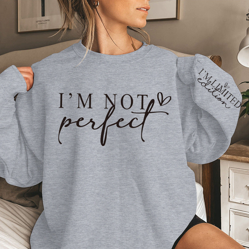 Damen Oversized Sweater mit Aufdruck und begrenzter Edition