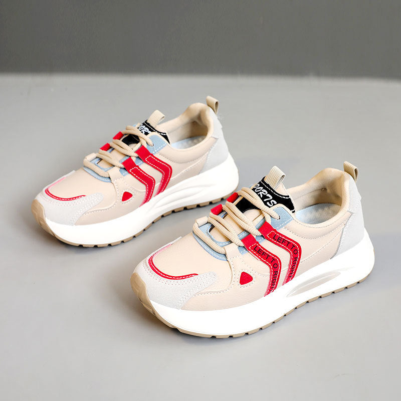 Damen trendy Sneakers mit hoher Dämpfung und atmungsaktivem Mesh-Obermaterial