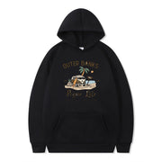 Damen Kapuzenpullover mit maritimem Design und inspirierendem Druck