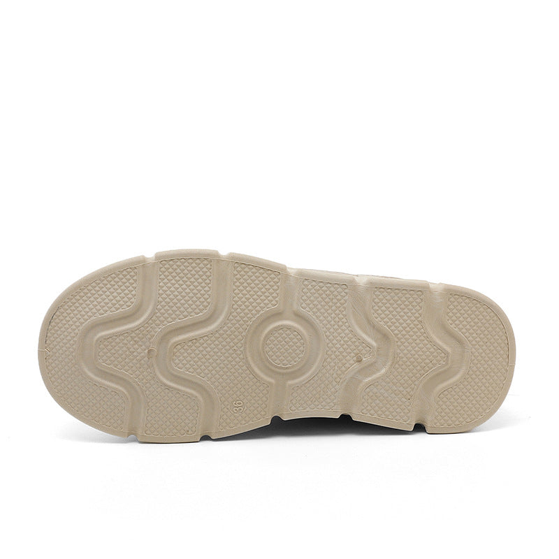 Damen modische Plateau-Sneaker mit dämpfender Sohle und atmungsaktivem Obermaterial
