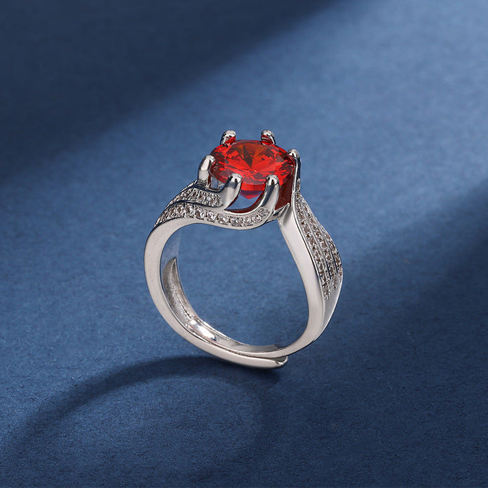 Halyna – 3-Karat-Super-Flash-Moissanite-Ring