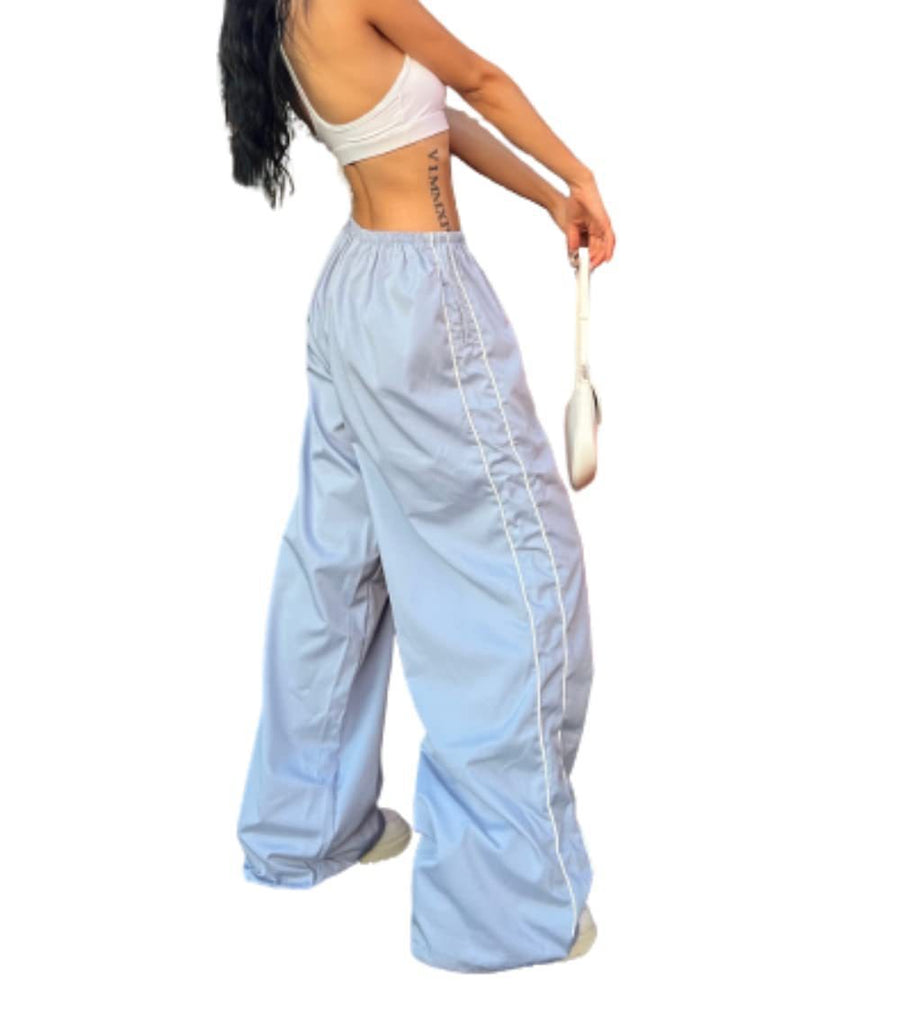 Damen Sportliche Hose mit weitem Schnitt und elastischem Bund Heidi-Mode