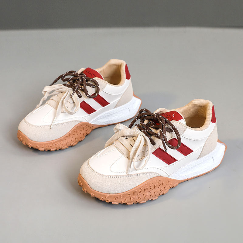 Damen Sportliche Chunky Sneakers mit rutschfester Sohle und atmungsaktiver Mesh-Oberfläche