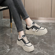 Damen modische Chunky Sneaker mit dämpfender Gummisohle und atemberaubendem Design