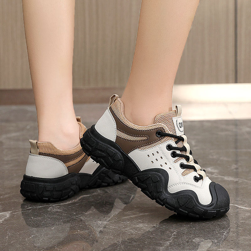 Damen sportliche Wanderschuhe mit rutschfester Sohle und atmungsaktivem Obermaterial